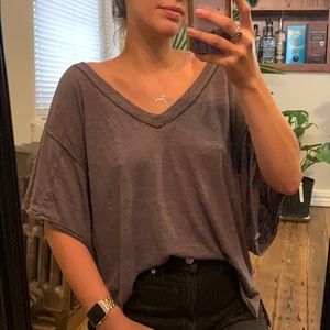 Free people boyfriend slouchy basic tee